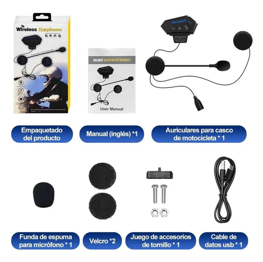 Miniatura 5 de Auriculares para Moto+ llave 48 en 1